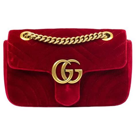 gucci marmont 18cm|Gucci Marmont red velvet medium.